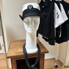 90s Us Navy Womens Dress White Jumper Hat Neckerchief Insignia Grouping Lot 8pc