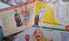Lot Of 3 Coca-cola Ad Vintage Paper Authentic 1960s Coke Referees Sports