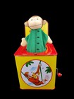 1995 Schylling Curious George Jack In The Box Tin Toy W  Box Works   Video