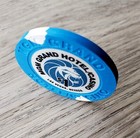  1 Las Vegas Mgm Grand Dark Blue Large Inlay Casino Chip - Uncirculated