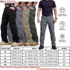 Us Men s Work Cargo Pants Waterproof Tactical Combat Pants Outdoor Hiking Pants