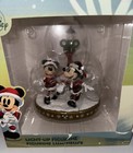 2020 Disney Parks Light Up Figurine Christmas Holiday Mickey   Minnie Mouse New