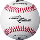 Champro Cbb-90 Durahide Cover Baseballs And Sackpack     12 Balls And One Bag