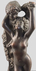 Antique Bronze Clad Sheeted Bronze Figural   Statue Sculpture 13 