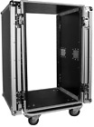 Prox T-18rss 18u Space Amp Rack Mount Ata Flight Case 19 Inch Depth W-casters