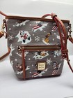 Disney Dooney   Bourke Holiday 2021 Christmas Walts Lodge Mickey Crossbody A