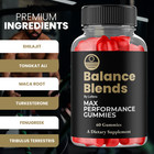  3 Pack  Balance Blends Gummies Balanceblends Male Performance Gummys  180ct 
