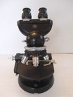 Carl Zeiss Binocular Microscope W  2 5x  10x  40x  100x Lenses  Wood Case   More