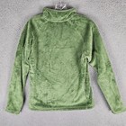 The North Face Osito Fleece Jacket 1 4 Zip Pullover Green Womens Sz Medium