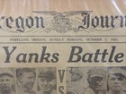 Rare 10-7-1923 New York Giants Vs  New York Yankees World Series Newspaper  Wow 