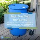 Earthminded Rain Barrel Overflow Kit - Extends To 5 Feet - Installs In Minutes
