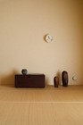 Lemnos Wall Clock Kehai Km22-01 Ye Yellow 130x55mm New