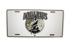 Zodiac Aquarius Astrology Horoscope Metal Car Novelty License Plate Auto Tag