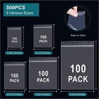 500 Pcs Small Plastic Bags  Small Bags  Mini Baggies  Jewelry Bags Clear Plastic