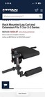 Rack Mounted Leg Curl And Extension Fits T-3 Or X-3 Series