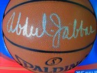 Kareem Abdul Jabbar Signed Autographed Spalding Nba Basketball La Lakers 