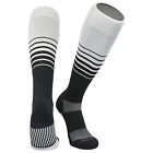Tck Elite Breaker Fade Lines Knee High Socks White  Black  small 