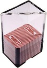 6 Deck Acrylic Blackjack Discard Tray Casino Table Card Holder Clear