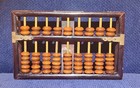Lotus-flower Brand 9 Rows 63 Beads Huanghuali Original Wood Chinese Abacus