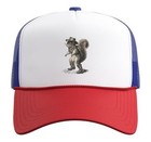 Country Cowboy Squirrel Vintage Rodeo Cowgirl One Size Red white royal Blue