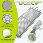 Prosourcefit Acupressure Mat And Pillow Set For Back neck Pain Relief And Mus   