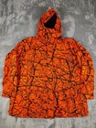 Cabela s Seclusion Blaze Hunting Jacket Bibs Set Mens 3xl Tall Orange Camo