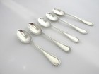 Sterling Silver Demitasse Spoons European 800 30 Pd Z Set Of 5 Salt Espresso Tea