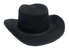 Harley-davidson Boys  Bar   Shield Logo Faux Straw Cowboy Hat  Black