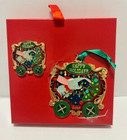 Disney Happy Holidays 2017 Passholder Le 500 Boxed Dumbo Ornament   Pin Set