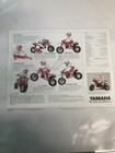 1986  Yamaha Tri-z 250  Sales Literature sales Brochure   nos-not A Reprint 