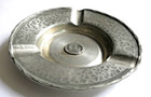 Vintage Norwegian Pewter 4 5  Ash Tray Norway Norge Tinn Viking Scandinavian
