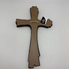 Rustic Wood Christian Wall Cross Crucifix Wall Hanging For Christianity Decor