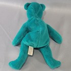 Ty Beanie Baby Teal Old Face Teddy Bear 1st Gen Tush Tag 1993 Rare No Hang Tag