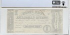 Pcgs 62  Raleigh North Carolina 1862 Confederate Civil War  1 Banknote Currency