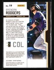 Brendan Rodgers 2019 Panini Chronicles  19 Baseball Card