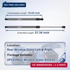4294 Rear Window Shocks Struts For 1997-2001 Honda Cr-v   Lift Supports Gas Spri