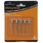 Replacement Ball Needles Pin Filling Sports Air Pump Inflatables Filler Tip 5pk