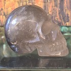 Polished Clear Smoky Quartz Crystal Skull 3 6x2 6x2 2  Weighs 1lb 