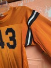 Vintage 1960 s Empire Morristown Tennessee Tn Football Jersey Orange Black 