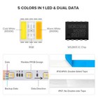 Ws2805 Pixels Led Strip Light Rgbcct 5 In 1 Addressable Led Lights 3000k-6500k