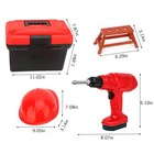 55pcs Kids Tool Set  Play House Toys  Toy Tool Set With Tool Box And Toy Hammer