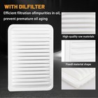 Cabin   Engine Air Filter Kit 17801-0h050 For Toyota Camry Venza 4 Cylinders