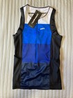 Louis Garneau Vent Tri Sl Triathlon Sleeveless Tank Mens Small Blue Made