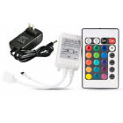 Key Led Strip Lights Ir Remote Controller Dc 12v 2a Power Supply 5050 3528