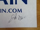 Rare Senator John Mccain Signed 2008 Mccain For President Campaign Sign Coa