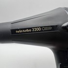 Turbo Power Twin Turbo 3200 Hair Dryer Black Please Read Tested Works Final Sale