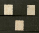 St Lucia  Sg16-18 Qv 1876 Perf 14 Trio Very Fine Used