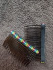 Native American Hand Beaded Hair Comb Set By Jean