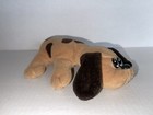 Tonka Pound Puppy Tan   Brown Puppy Dog Small Stuffed Plush Small Tear On Bottom