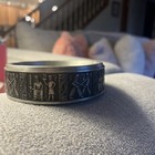 Vintage Pewter Small Ash Tray Produced In Norway Stj  rdal 1987 